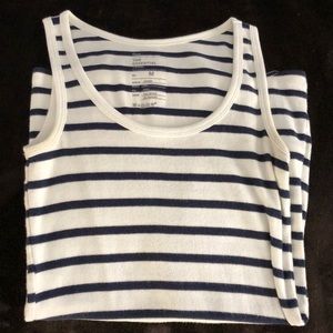 GAP Navy Blue & White Stripped Tank top